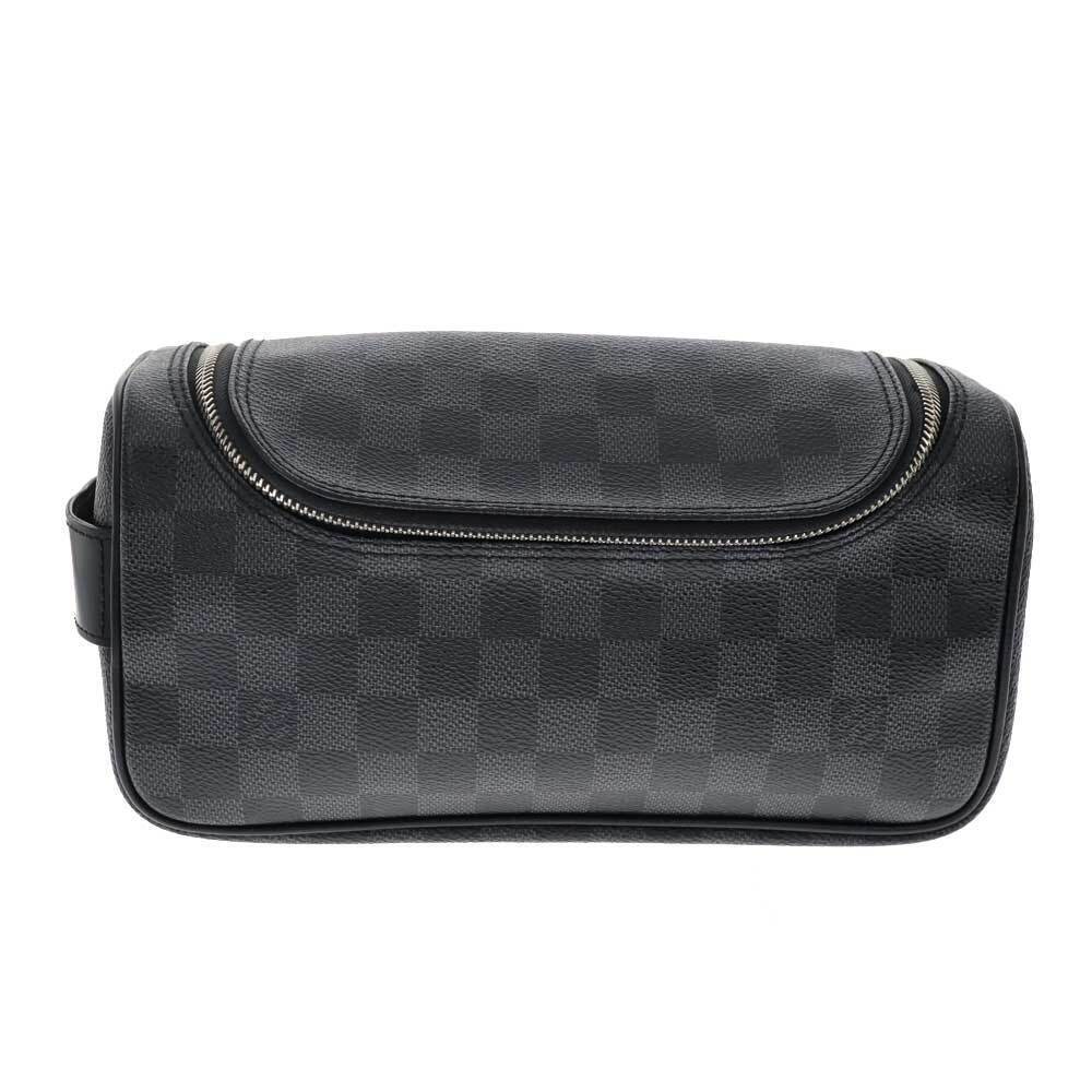 Louis Vuitton Toilette Pouch Damier Graphite Black